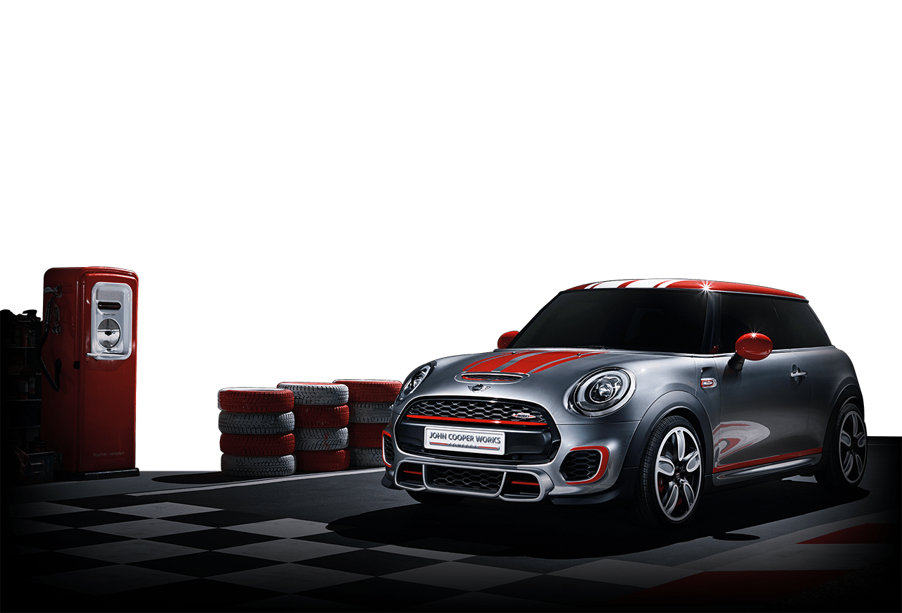 MINI John Cooper Works Concept μπροστινό διαγώνιο προφίλ